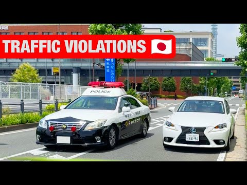 Top 10 Traffic Violations in Japan | Penalties and Demerit Points